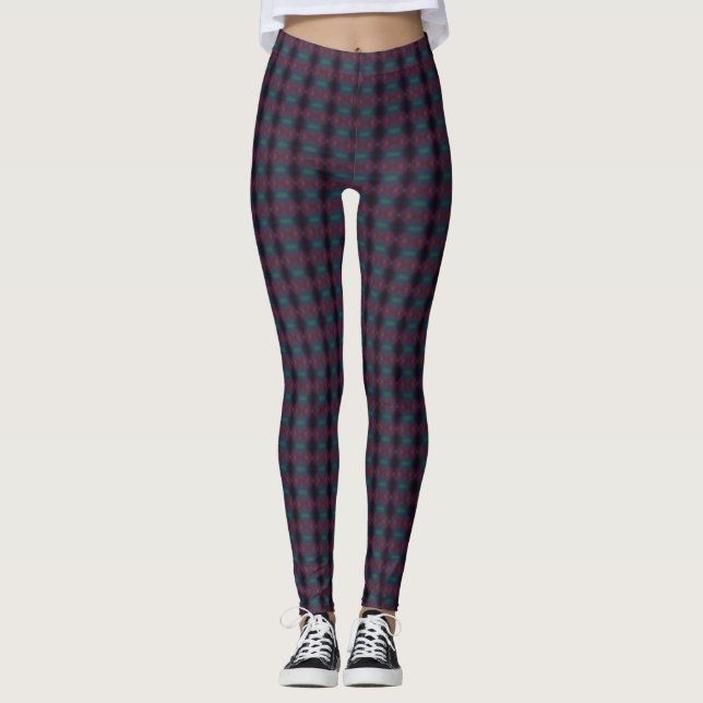 Cactus Flower Mirage Leggings (Front)