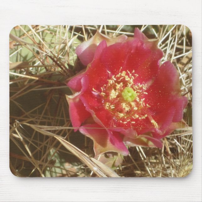 Cactus Flower Mouse Pad (Front)