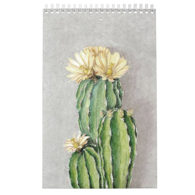 Cactus Flower Painting Calendar (Cover)