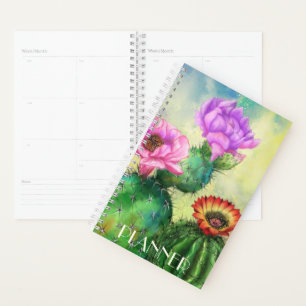 Cactus Flower Planner