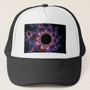 Cactus Flowers - Fractal Trucker Hat
