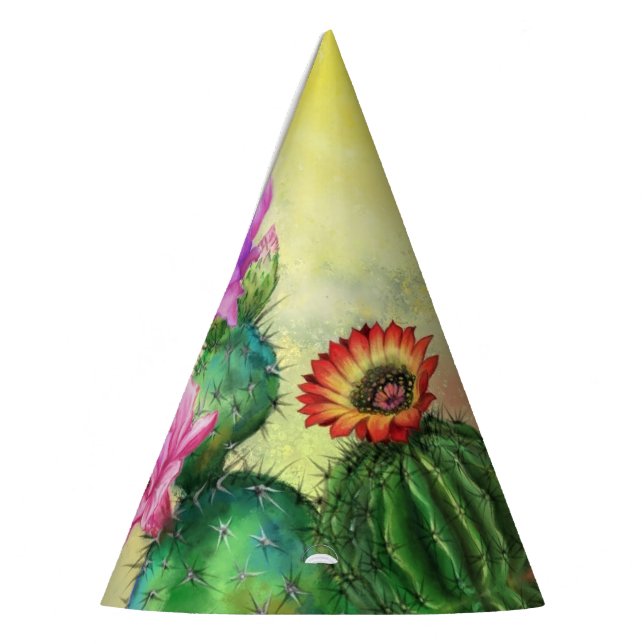 Cactus Flowers Party Hat (Left)