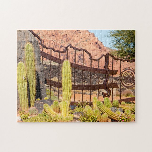 Cactus Garden Utah. Jigsaw Puzzle (Horizontal)