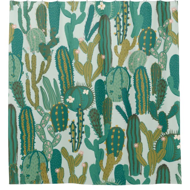 Cactus Green Repeated Vintage Texture (Front)
