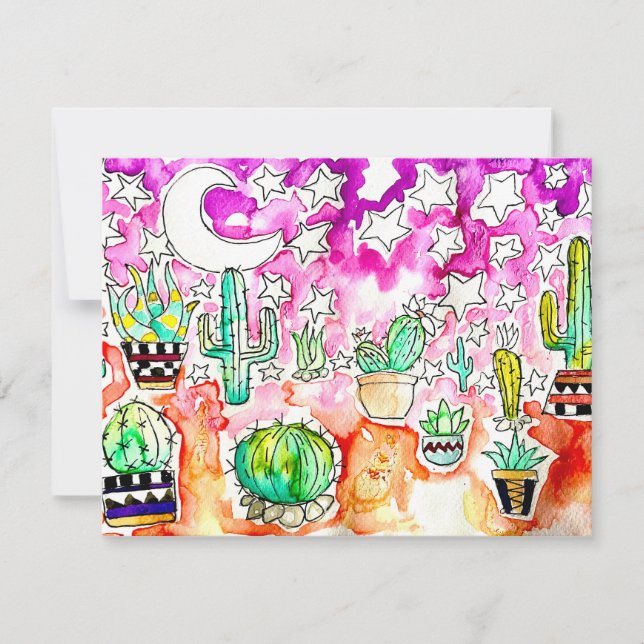 Cactus Greeting Card (Front)