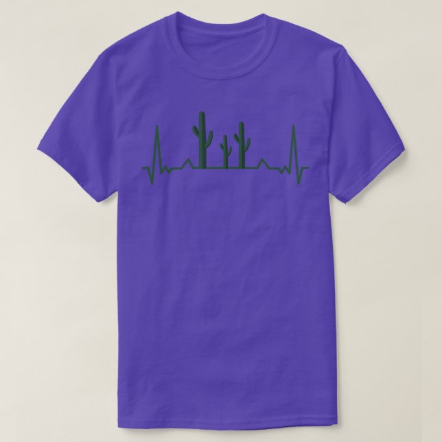 Cactus Heartbeat 3 T-Shirt (Design Front)