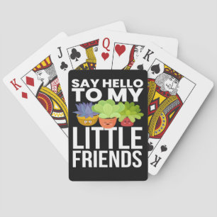 Cactus Hello To My Little Friends Playing Cards