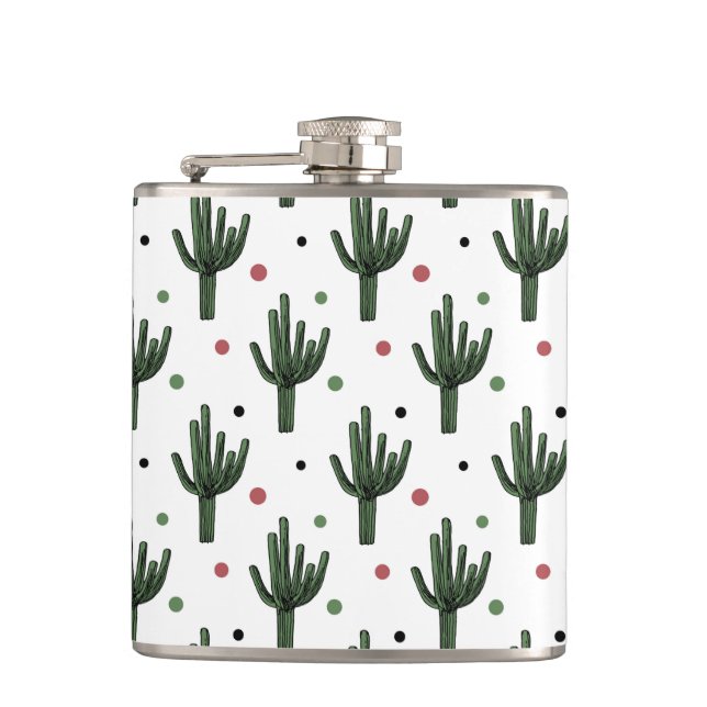 Cactus Hip Flask (Front)