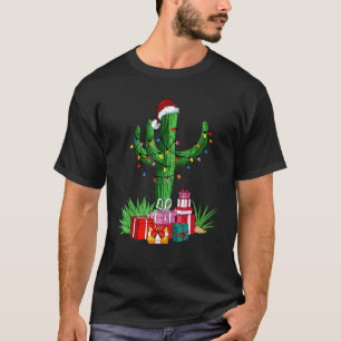 Cactus Holiday Christmas Tree T-Shirt