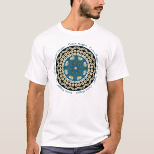 Cactus Hugger T Shirt with Saguaro Mandala