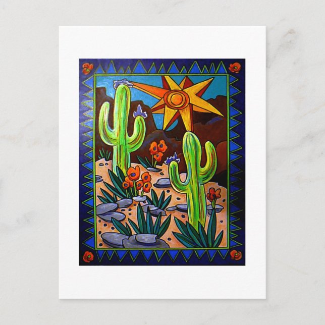 Cactus in the Southwest Postcard (Front)