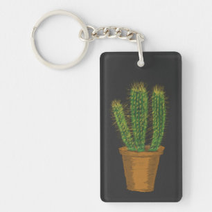 Cactus Key Ring