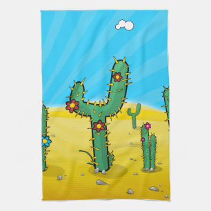 Cactus Kitchen Towel