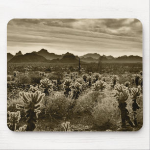 Cactus Landscape Mouse Pad
