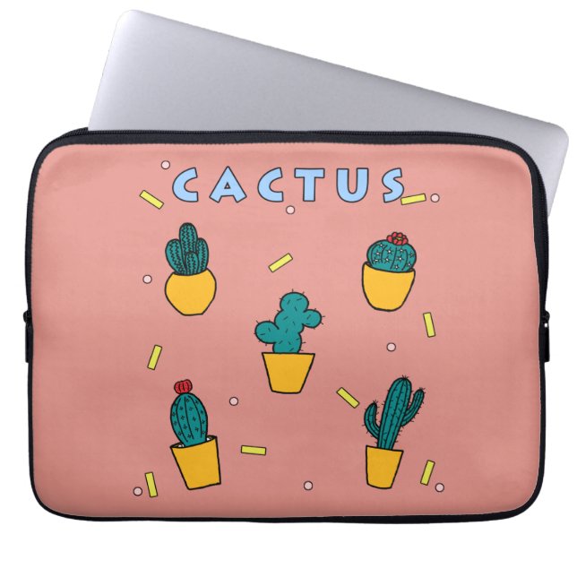 Cactus Laptop Sleeve (Front)