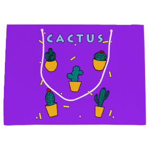 Cactus Large Gift Bag