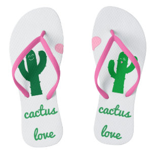 Cactus Love Flip Flops