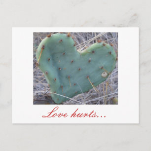 cactus, Love hurts... Postcard