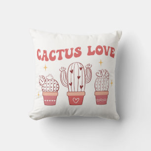 Cactus Love Throw Pillow