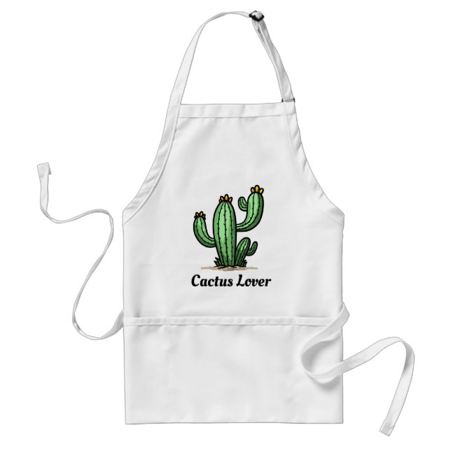 Cactus Lover Standard Apron (Front)