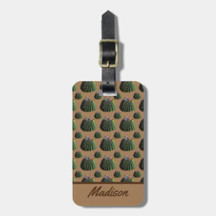 Cactus Luggage Tag - Optional Personalization