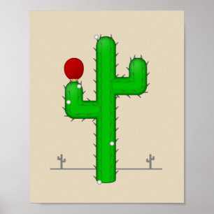 Cactus Makes Perfect Poster