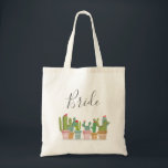 Cactus Mexican Fiesta Bridal Shower Couples Tote Bag<br><div class="desc">Set the tone with these wonderful,  elegant looking  tote bag with a cactus fiesta theme. Soft pastel colours and hand drawn illustrations characterize this bag. You can personalize with your own name or monogram.</div>