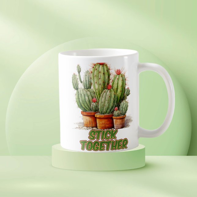 Cactus Mug - Stick Together (Creator Uploaded)