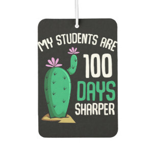 Cactus My Students Are 100 Days Air Freshener