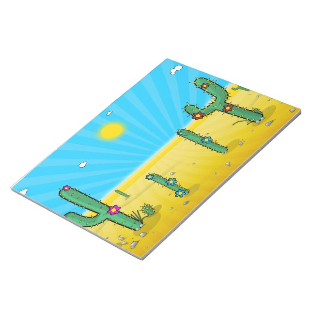 Cactus Notepad (Angled)