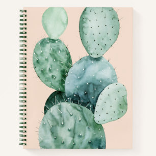 Cactus on Coral Notebook