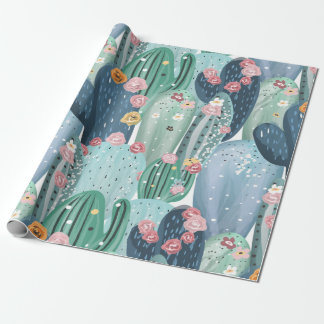 Cactus Overload Wrapping Paper