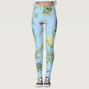 Cactus Pattern 10 Leggings
