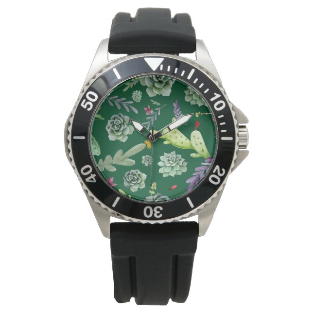 Cactus Pattern 3 Watch (Front)