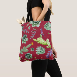 Cactus Pattern 4 Tote Bag