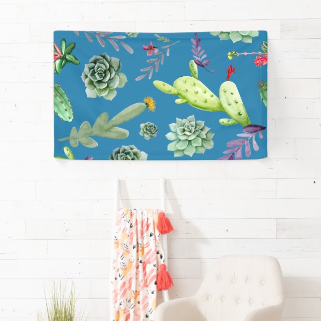 Cactus Pattern 5 Banner (Insitu)