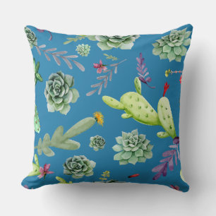 Cactus Pattern 5 Throw Pillow