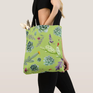 Cactus Pattern 6 Tote Bag