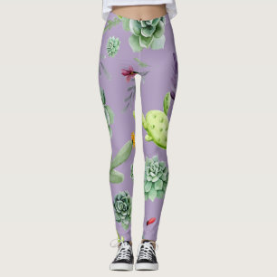 Cactus Pattern 7 Leggings