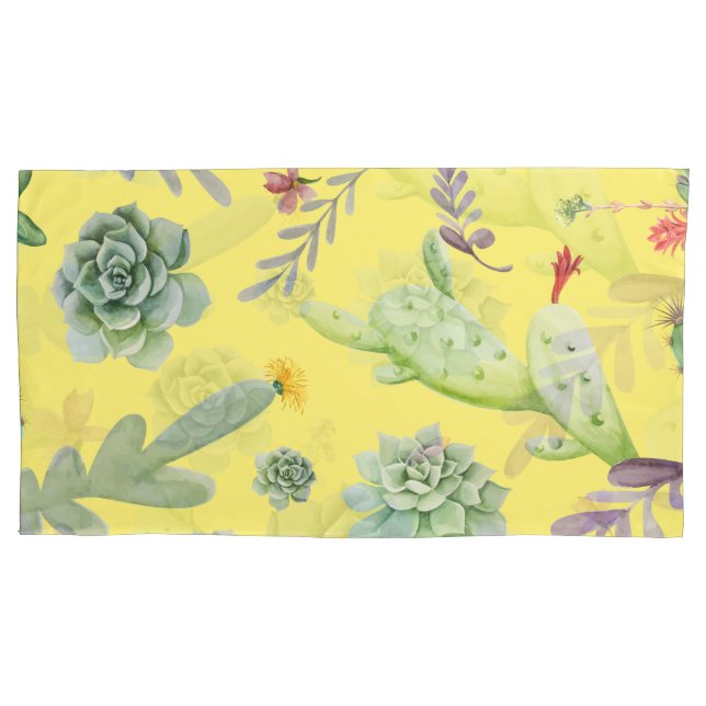 Cactus Pattern 9 Pillowcase (Front)