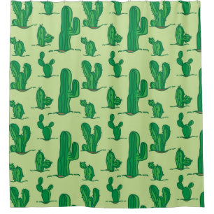 cactus pattern. hand drawing pattern. seamless han