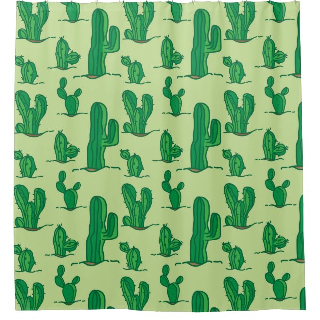 cactus pattern. hand drawing pattern. seamless han (Front)