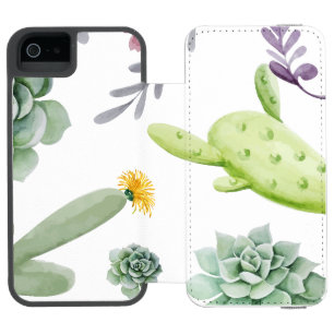 Cactus Pattern Incipio Watson™ iPhone 5 Wallet Case