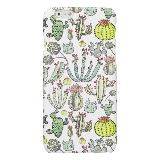 Cactus Pattern Iphone 6/6s Matte Phone Case