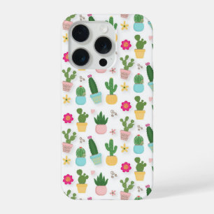 Cactus Pattern  iPhone 15 Pro Case