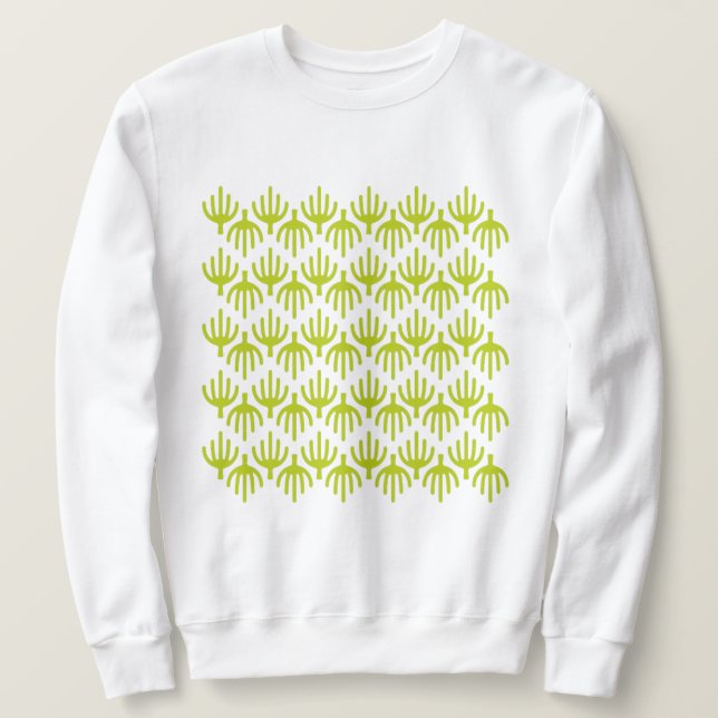 Cactus pattern sweatshirt (Design Front)