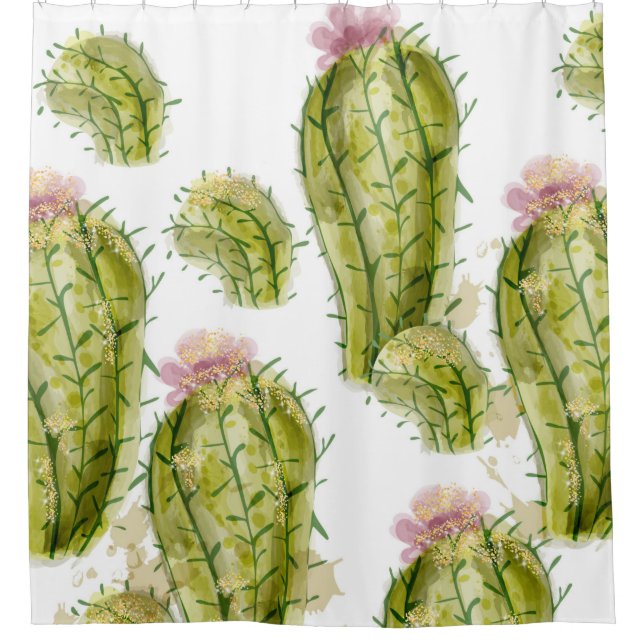 Cactus pattern watercolor (Front)