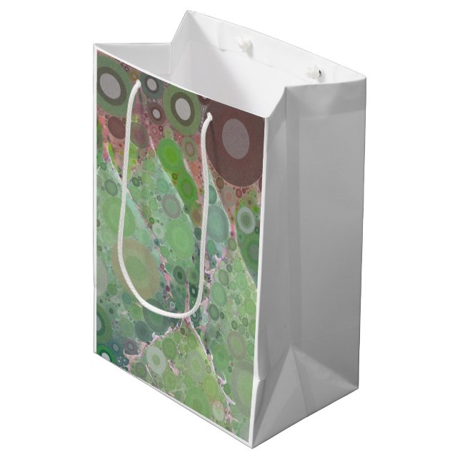 Cactus Photo Art Desert Succulent Unique Colourful Medium Gift Bag (Front Angled)