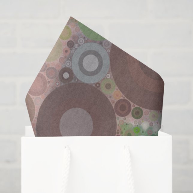 Cactus Photo Art Green Pink Brown Desert Succulent Tissue Paper (Gift Bag)