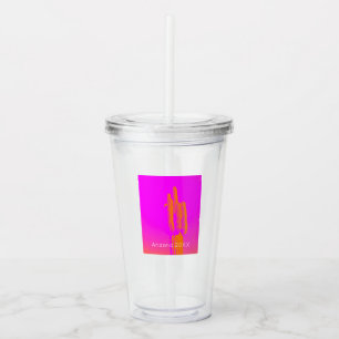 Cactus Photo Art Travel Souvenir Arizona YEAR Fun Acrylic Tumbler